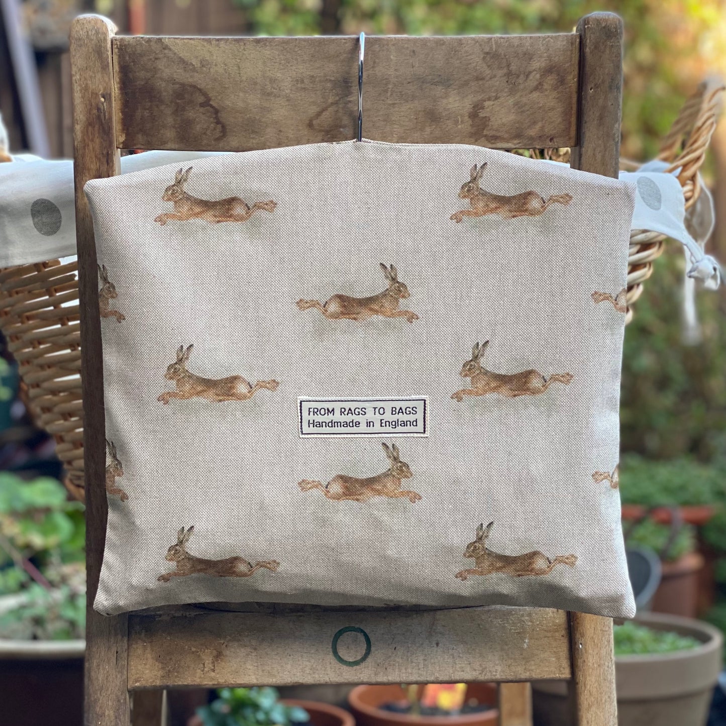 Running Hares Peg Bag