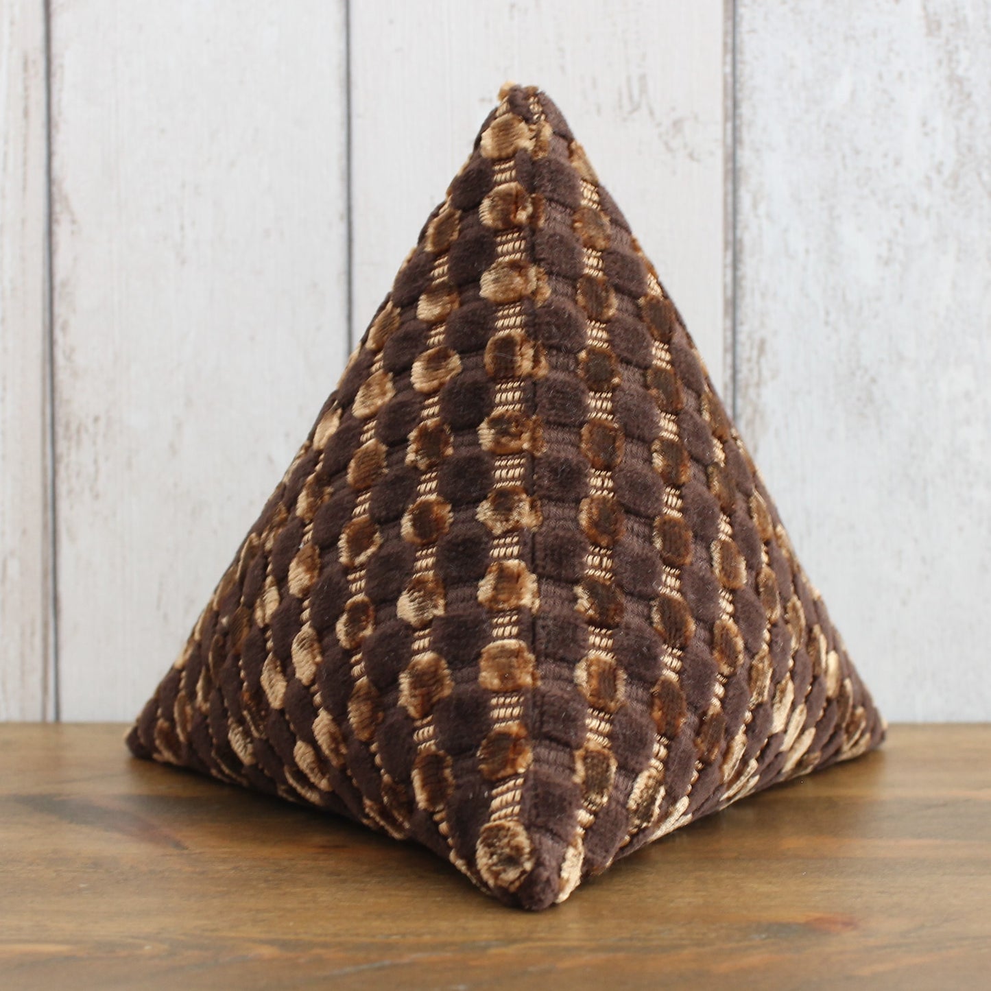 Chestnut Brown Velvet Fabric Doorstop