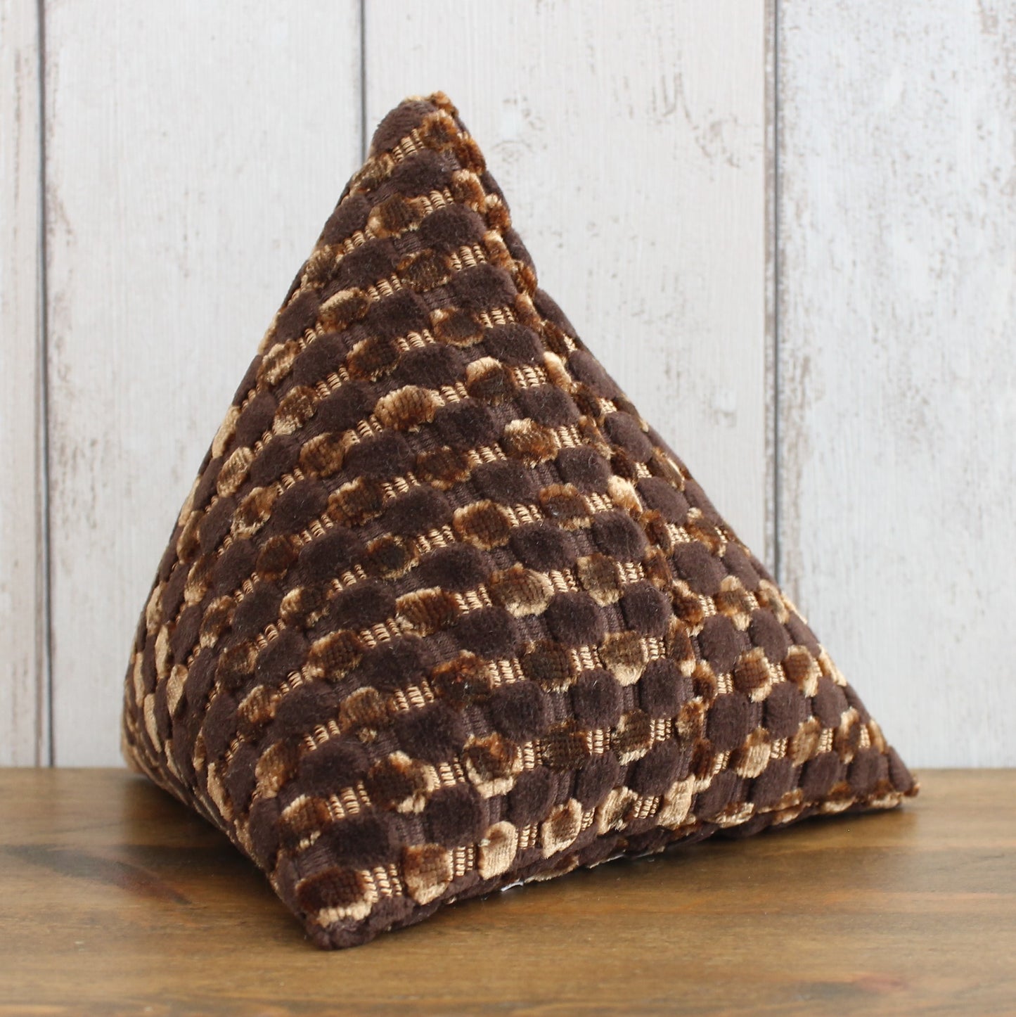 Chestnut Brown Velvet Fabric Doorstop