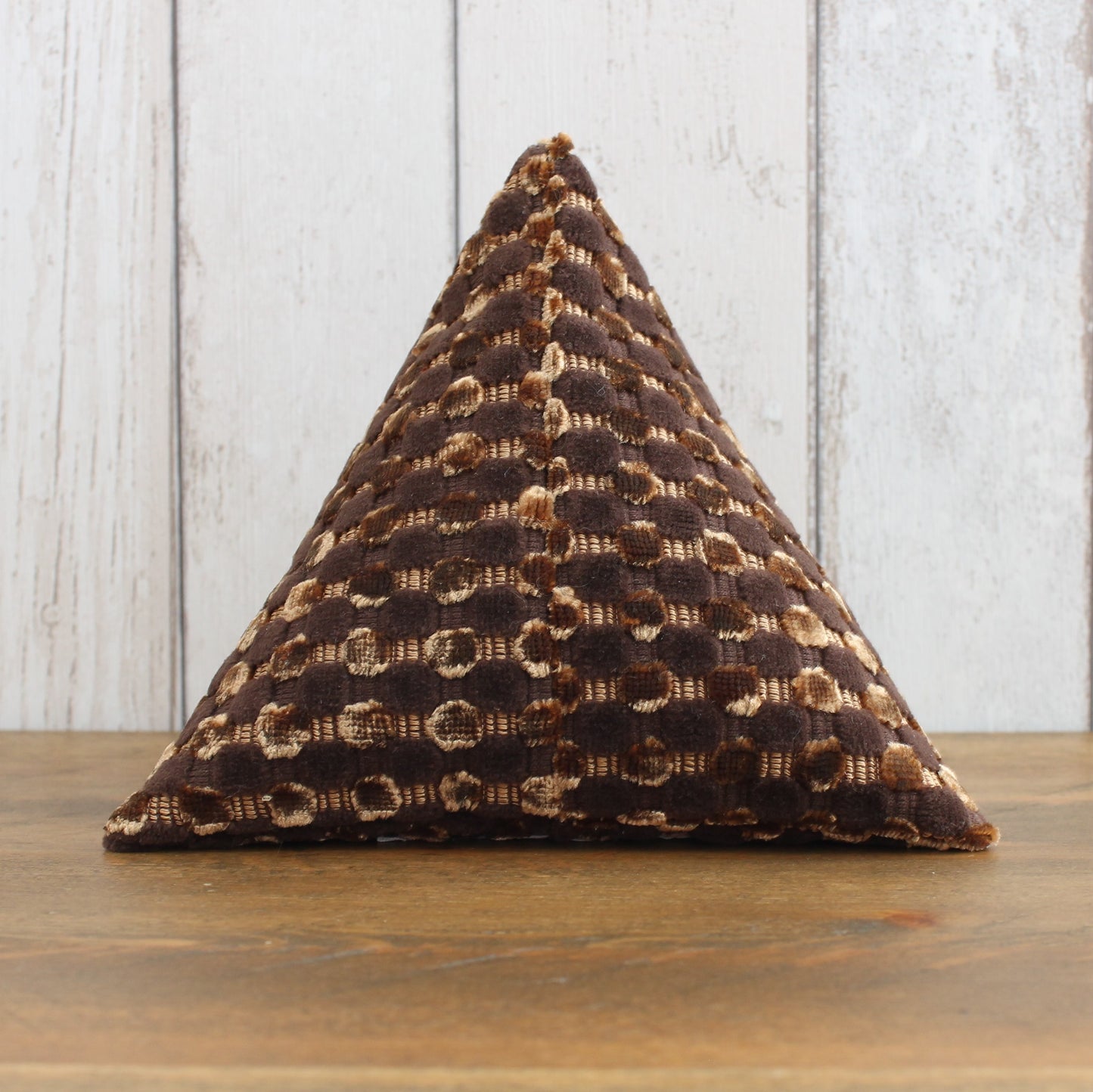 Chestnut Brown Velvet Fabric Doorstop