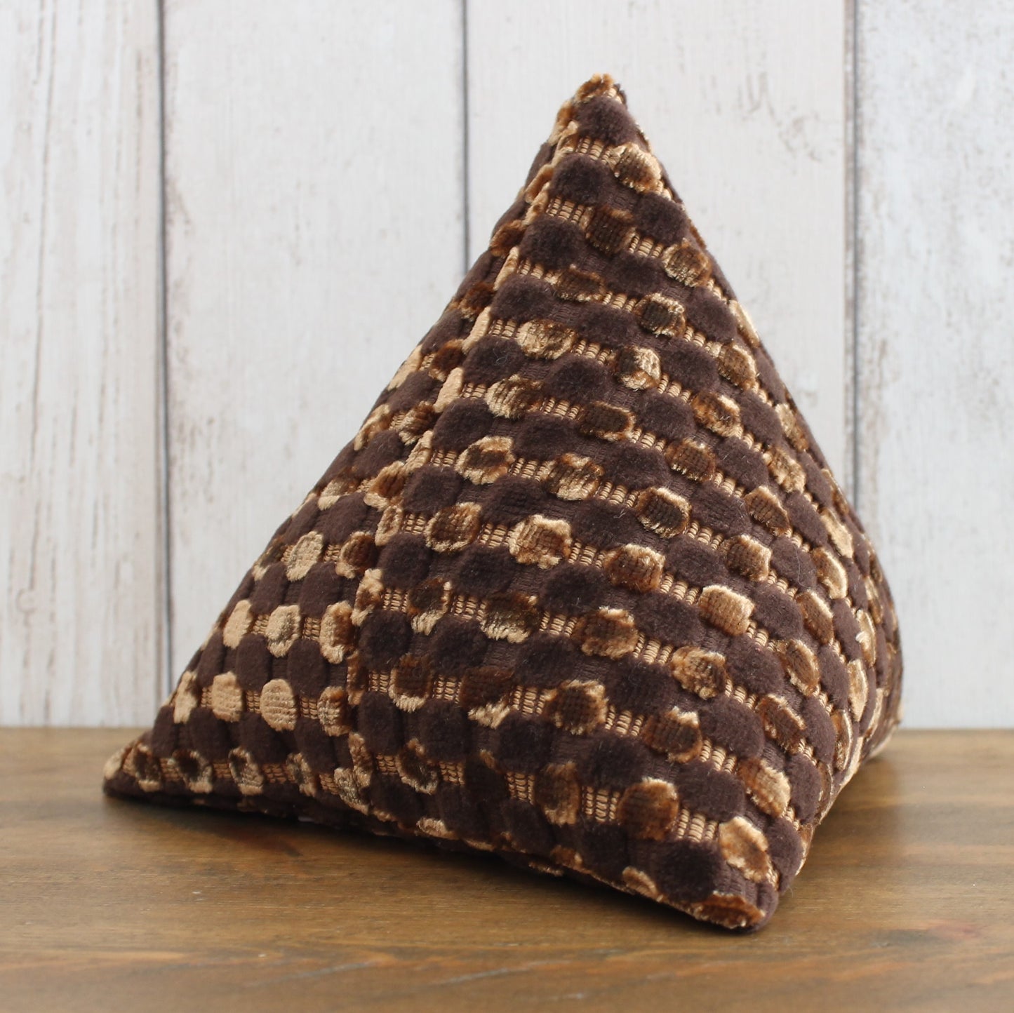 Chestnut Brown Velvet Fabric Doorstop