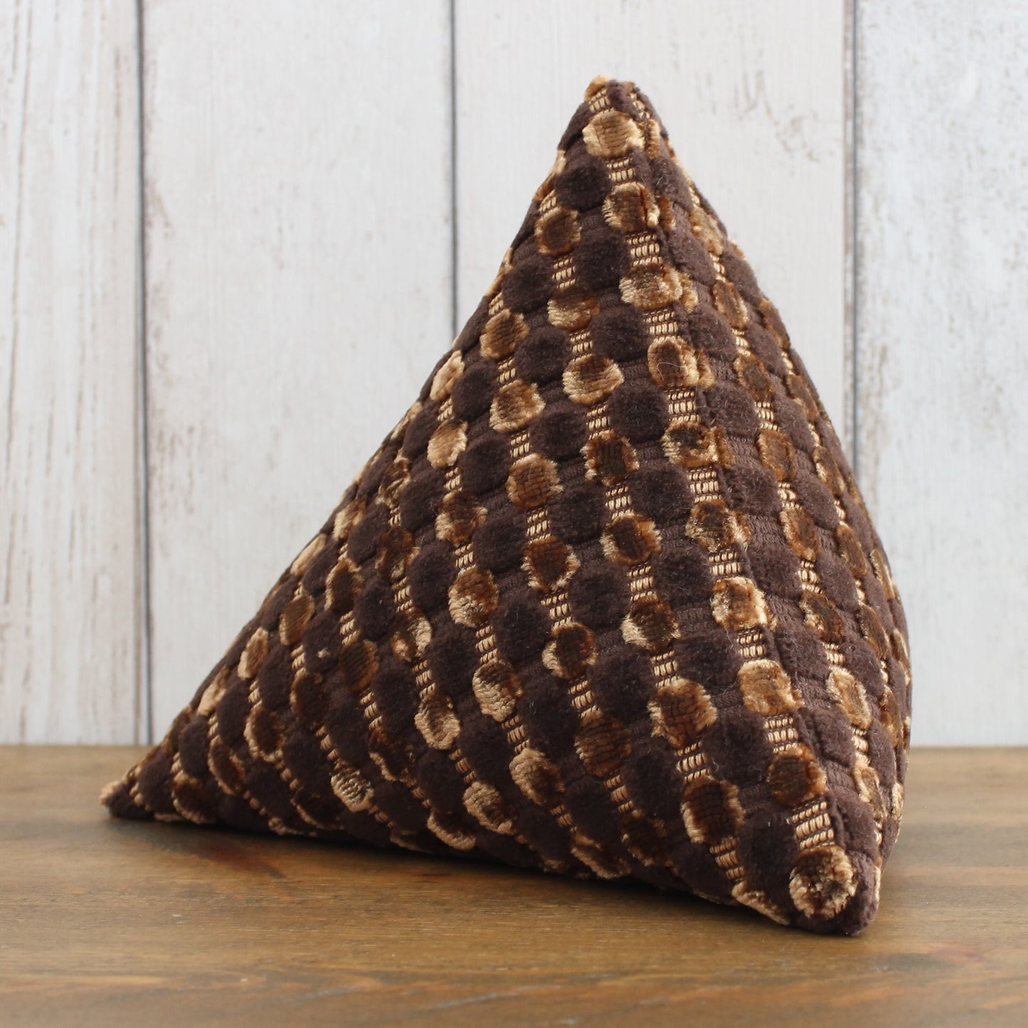 Chestnut Brown Velvet Fabric Doorstop