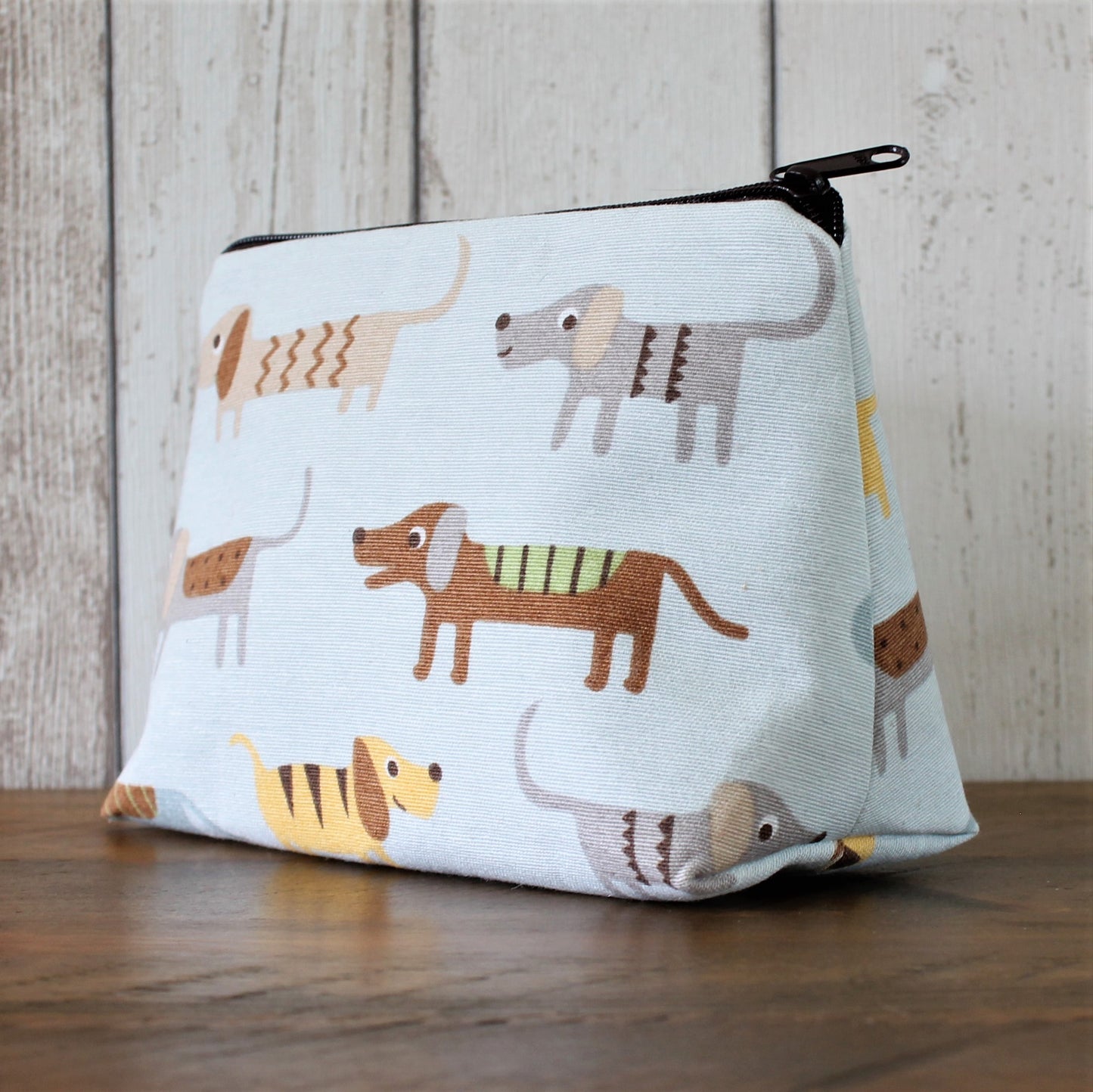 Cartoon Dog Print Makeup Bag