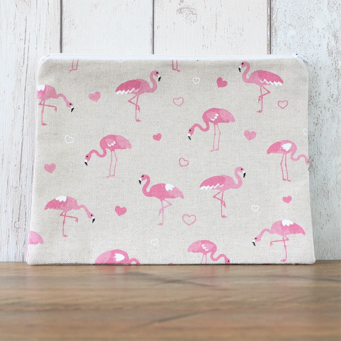 Pink Flamingo Makeup Bag