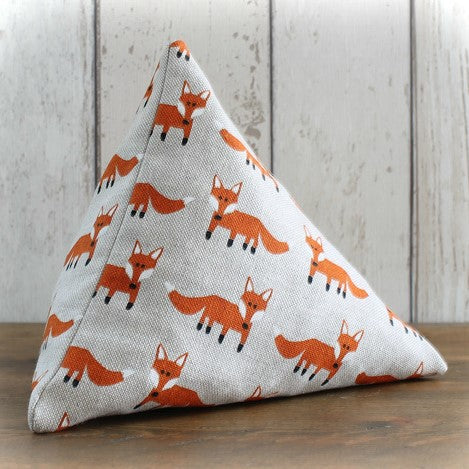 Fox Print Fabric Doorstop