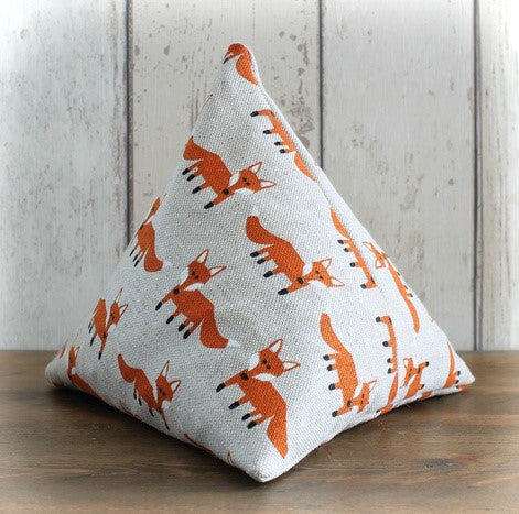 Fox Print Fabric Doorstop