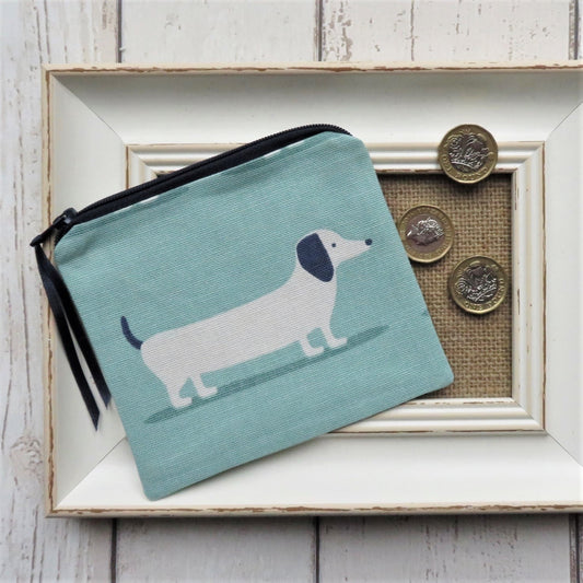 Coin Purse in Dachshund Fabric