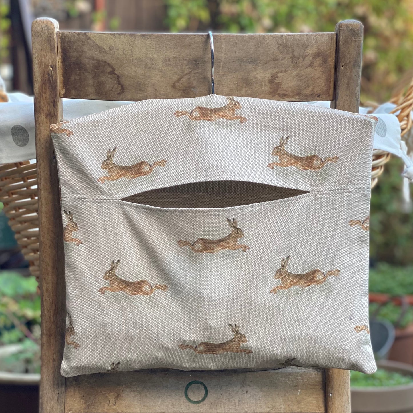 Running Hares Peg Bag