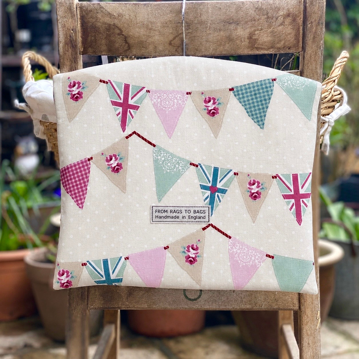 Bunting Flags Peg Bag