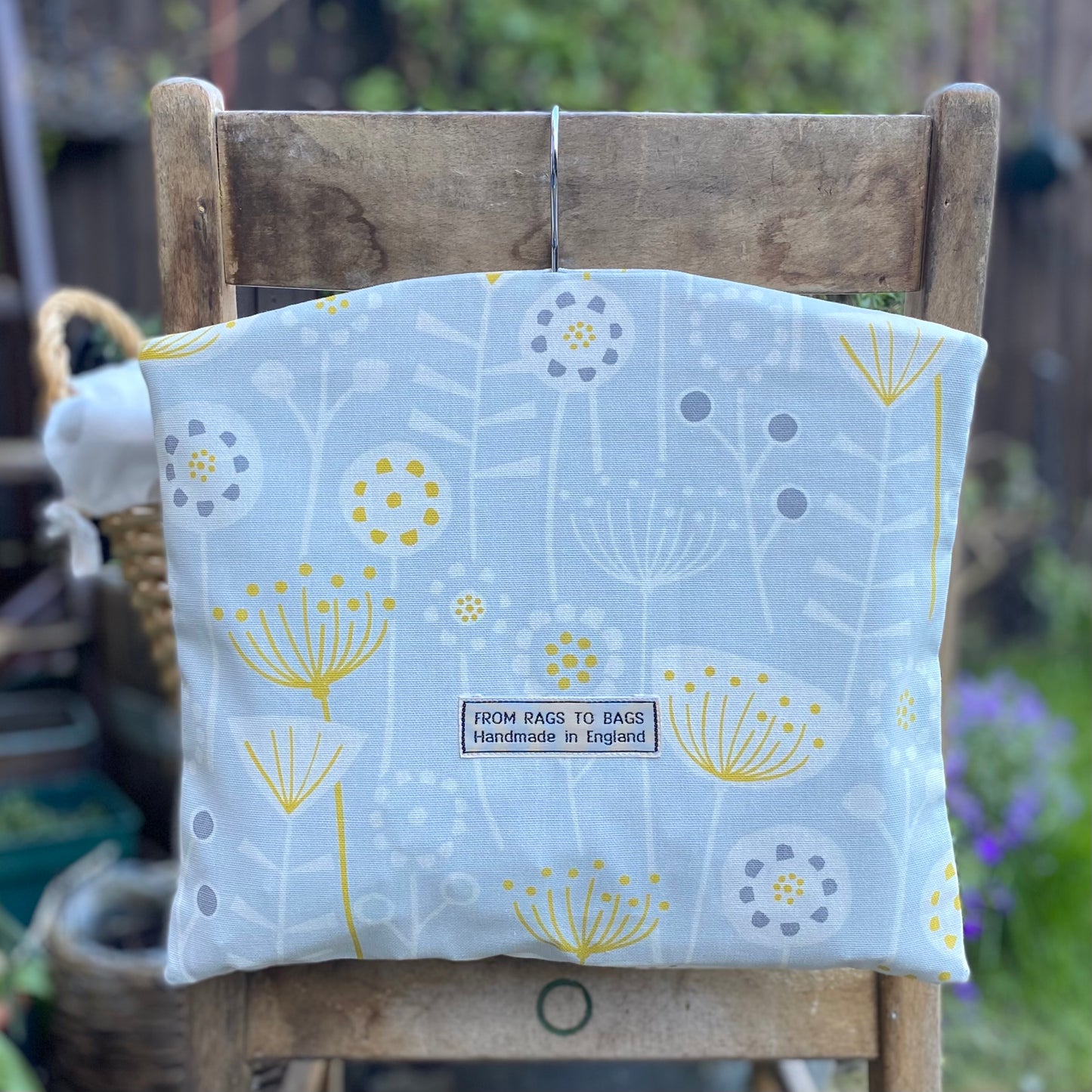 Scandi Floral Print Peg Bag