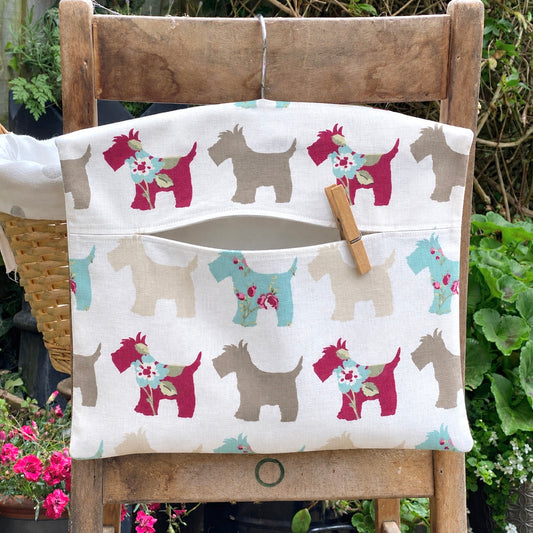 Scottie Dog Peg Bag