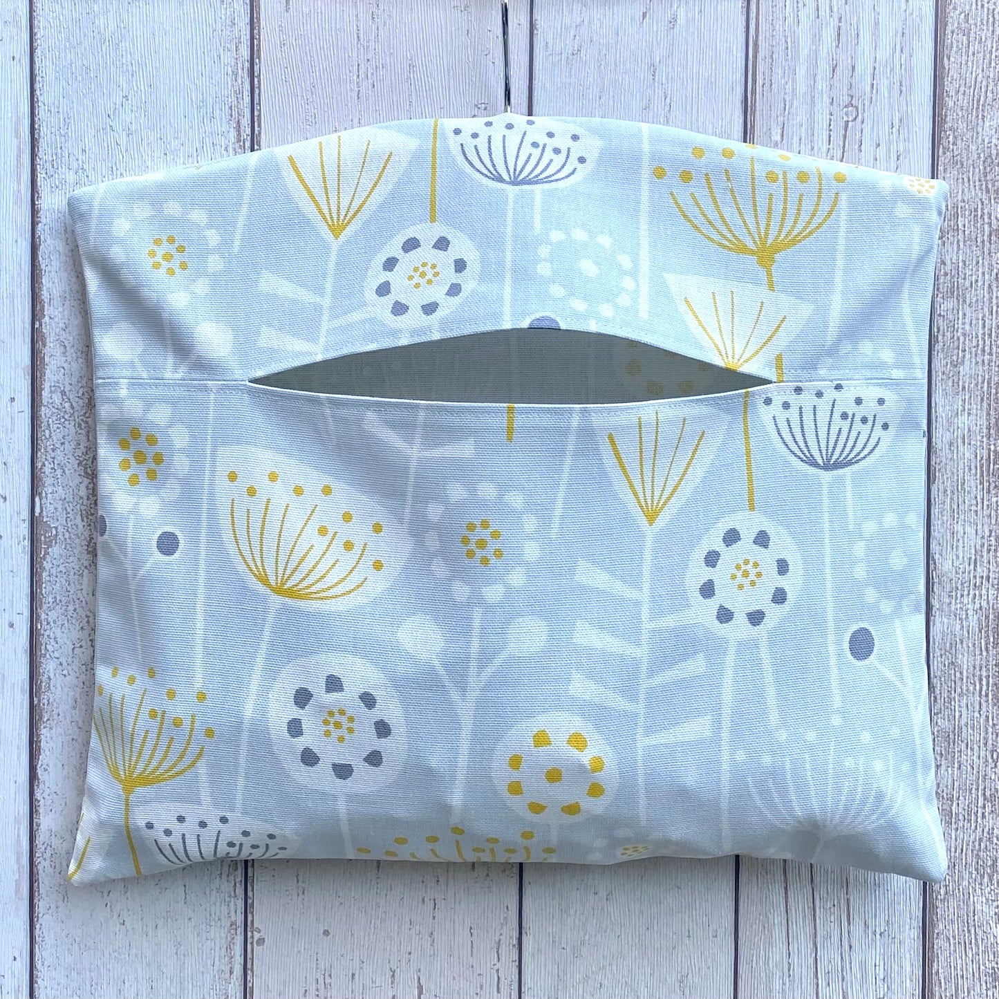 Scandi Floral Print Peg Bag