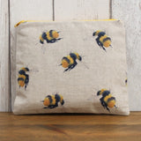 Bumblebee Print Zipped Pouch